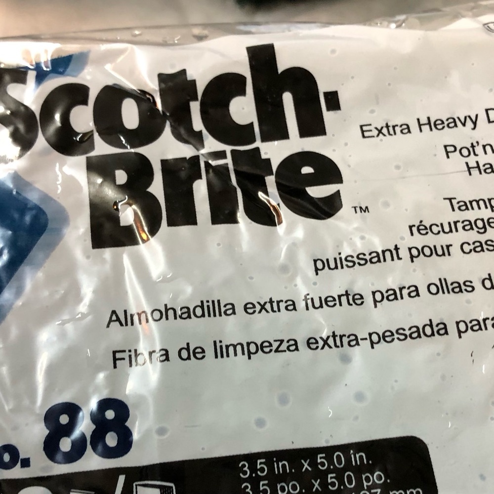 HEAVY DUTY SCOTCH GREEN BRIGHT PADS